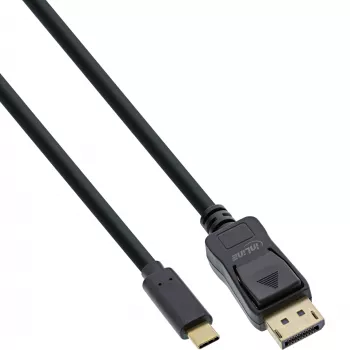 InLine USB Display kabelis, USB-C kištukas į DisplayPort kištuką, 7,5 m