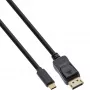 InLine USB Display kabelis, USB-C kištukas į DisplayPort kištuką, 7,5 m