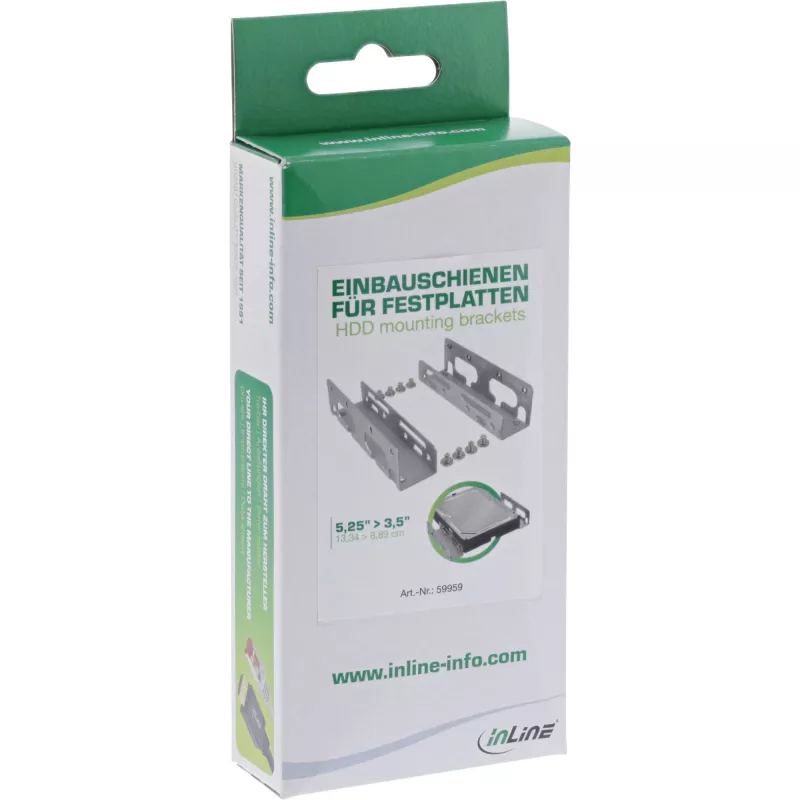InLine montavimo bėgeliai laikikliai 3,5 col. HDD 59959