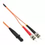 InLine šviesolaidinis dvipusis kabelis MTRJ/ST 50/125µm OM2 2m