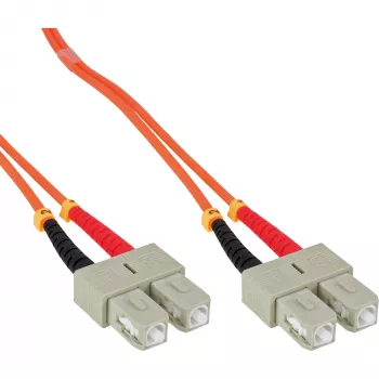 InLine šviesolaidinis dvipusis kabelis SC/SC 50/125µm OM2 10m