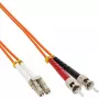 „InLine“ šviesolaidinis dvipusis kabelis LC/ST 50/125 µm OM2 2 m