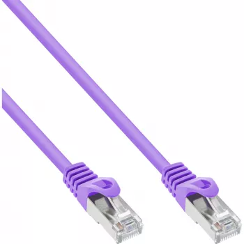 InLine komutacinis kabelis SF/UTP Cat.5e violetinis 3 m