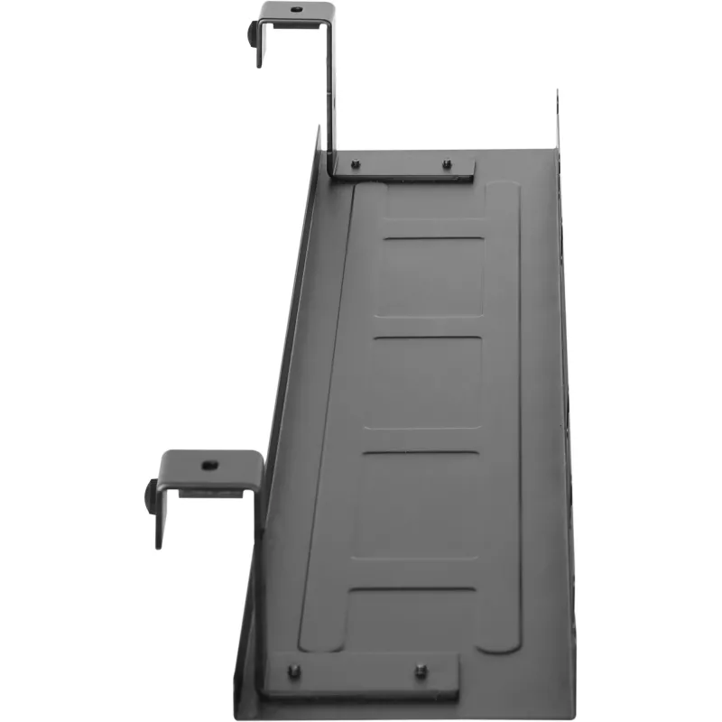 Kabelių kreiptuvas / lentyna tvirtinimui po stalu InLine 131×590×74 mm, juoda