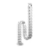 Kabelių lovelis InLine aukščio reguliavimo stalams, 4 kameros, pilkas, 68×36×42 mm