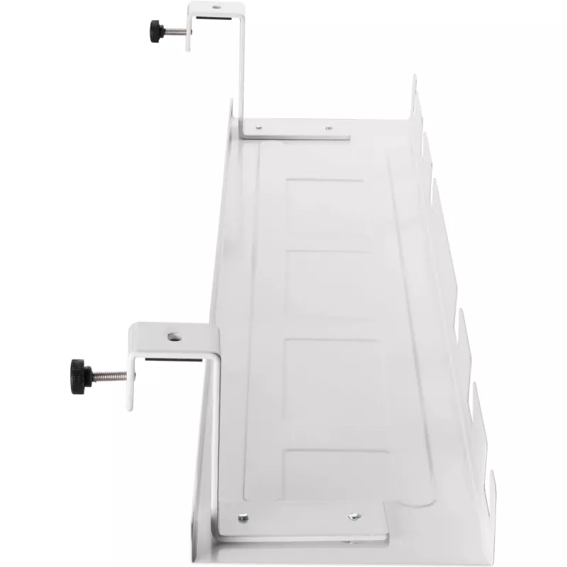 Kabelių kreiptuvas / lentyna tvirtinimui po stalu InLine 131×590×74 mm, balta