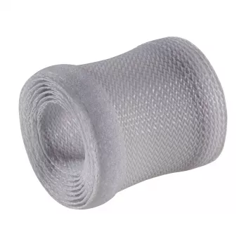 InLine kabelių vamzdelis, medžiaginis vamzdis su užtrauktuku, 1m x 25mm, pilkas