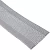 InLine kabelių kanalas, medžiaginis vamzdis su lipduku ir kilpele, 1 m x 25 mm pilkas