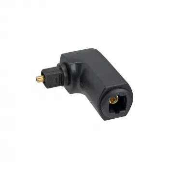 InLine optinis garso adapteris Toslink vyriškas / moteriškas 90° kampuotas