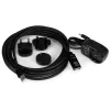 StarTech.com 5m USB 2.0 aktyvus ilginimo laidas - V/M, 5 m, USB A, USB A, USB 2.0, Kištukas/Lizdas, Juoda