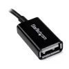 StarTech.com 5in Micro USB į USB OTG Host Adapteris V/M, 0,127 m, Micro-USB B, USB A, USB 2.0, 0,48 Gbit/s, juodas