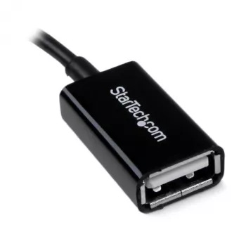StarTech.com 5in Micro USB į USB OTG Host Adapteris V/M, 0,127 m, Micro-USB B, USB A, USB 2.0, 0,48 Gbit/s, juodas