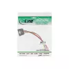 InLine SATA maitinimo adapterio laidas 4 kontaktų Molex / 15 kontaktų SATA su skląsčiu 0,30 m