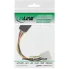 InLine SATA maitinimo kabelis 1x 5,25 col. / SATA 0,30 m