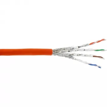 InLine instaliacinis kabelis Cat.7a, S/FTP (PiMF) 4x2x0.58 AWG23 1200MHz B2ca 100m