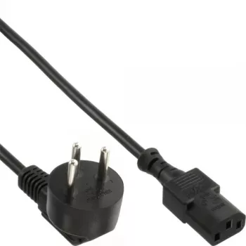 Maitinimo kabelis InLine 16652H Izraelio tipo H 3 kontaktų IEC C13 kištukas 1,8 m