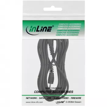 InLine garso kabelis 2,5 mm stereofoninis, kištukas / kištukas, 5 m