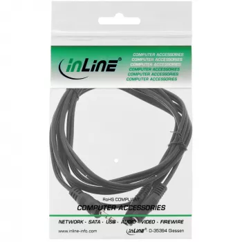 InLine 3,5 mm lizdo Y formos kabelis, 1 x kištukas – 2 x 3,5 mm lizdai, stereofoninis, 1 m