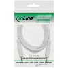 „InLine“ garso laidas 3,5 mm stereofoninis kištukas / kištukas, baltas/auksinis, 1 m, 3,5 mm, kištukas, 3,5 mm, kištukas, 1 m, balta