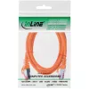 InLine komutacinis kabelis S/FTP PiMF Cat.6 250MHz PVC varis oranžinis 1,5 m