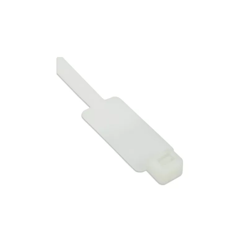 Kabelių raiščiai InLine Marker Ties 200 mm x 4,8 mm, nailonas, 100 vnt., natūralūs