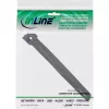InLine kabelių juostelės dirželiai kabliukas-kilpa tvirtinimo juosta 180x12mm 10 vnt. juoda