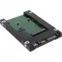 InLine Drive Adapter 2.5 col. SATA į mSATA SSD 76620B Juoda