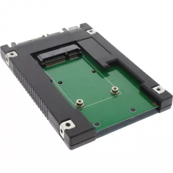 InLine Drive Adapter 2.5 col. SATA į mSATA SSD 76620B Juoda