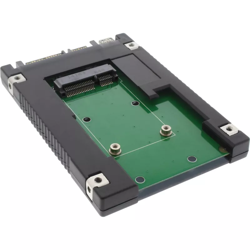InLine Drive Adapter 2.5 col. SATA į mSATA SSD 76620B Juoda