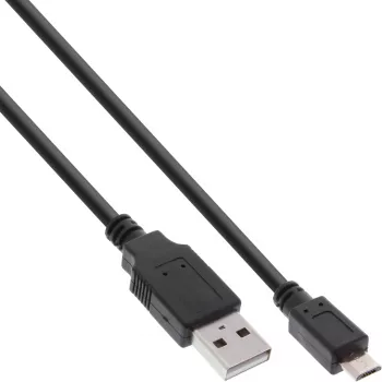 InLine Micro USB 2.0 greito įkrovimo laidas USB A tipo kištukas / Micro-B kištukas, 0,5 m
