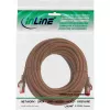 InLine komutacinis kabelis S/FTP PiMF Cat.6 250MHz PVC varis rudas 7.5m