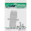 InLine šviesolaidinis adapteris metalinis dvipusis LC/LC SM keraminė įvorė su flanšu