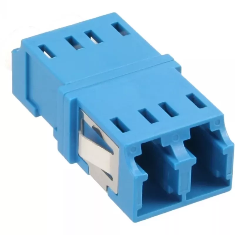 Skaidulinis optinis adapteris Duplex LC/LC SM keraminė įvorė mėlynas InLine 89989D