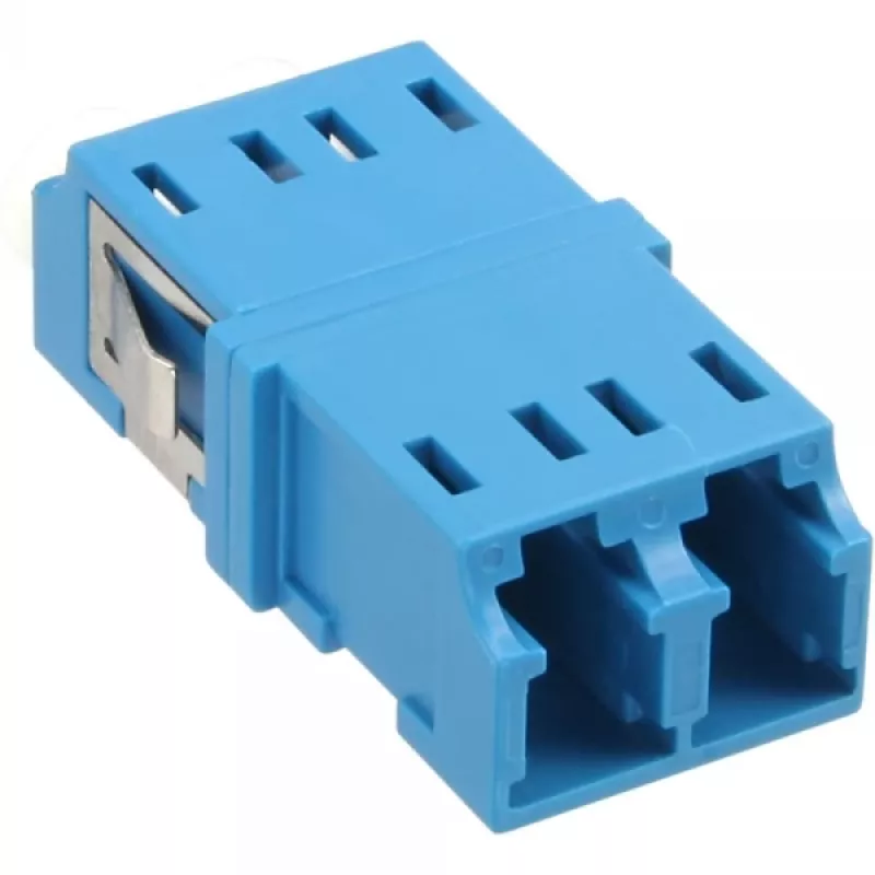 Skaidulinis optinis adapteris Duplex LC/LC SM keraminė įvorė mėlynas InLine 89989D