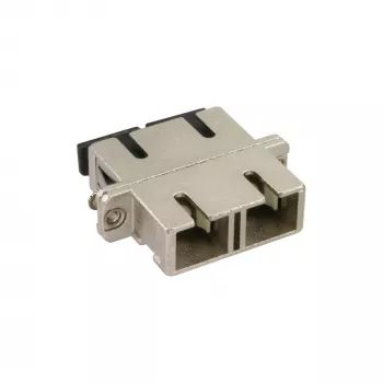 InLine šviesolaidinis metalinis adapteris, dvipusis SC/SC MM keraminė įvorė su flanšu
