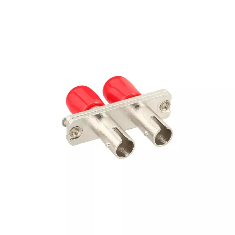 InLine šviesolaidinis adapteris metalinis dvipusis ST/ST MM keraminė įvorė su flanšu