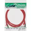 InLine Patch Cable F/UTP Cat.5e raudonas 0,5 m