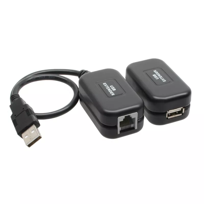 InLine USB ilgintuvas iki 60 m per RJ45 komutacinį kabelį Cat.5e ar geresnį