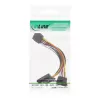 InLine vidinis SATA maitinimo laidas SATA tėvas / motina į 2x SATA t 0,15 m