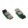 InLine USB 2.0 vidinis adapteris 2x USB A lizdas į pagrindinės plokštės jungtį 33440I