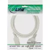 InLine maitinimo kabelis, CEE 7/7 tiesus / 3 kontaktų IEC C13 kištukas, pilkas, 1,5 m
