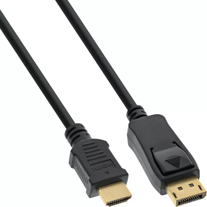 InLine DisplayPort į HDMI keitiklio laidas juodas 10 m