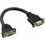 InLine VGA adapterio laidas 15 kontaktų VGA lizdas / lizdas 0,2 m