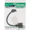 InLine VGA adapterio laidas 15 kontaktų VGA lizdas / lizdas 0,2 m