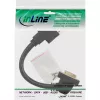 „InLine“ DVI-I adapterio laidas 24+5 DVI moteriška / moteriška su jungtuvu 0,2 m