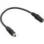 InLine garso adapterio kabelis, 3,5 mm stereofoninė moteriška į moterišką, su vienu sriegiu, 0,2 m