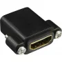 InLine HDMI adapteris tipas A kištukinis / A kištukinis paauksuotais kontaktais su flanšu, 4K2K