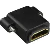 InLine HDMI adapteris tipas A kištukinis / A kištukinis paauksuotais kontaktais su flanšu, 4K2K