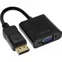 InLine Basic DisplayPort adapterio kabelis, DP kištukas / VGA lizdas juodas 0,15 m