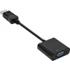 InLine Basic DisplayPort adapterio kabelis, DP kištukas / VGA lizdas juodas 0,15 m
